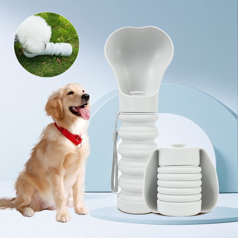 Outdoor Pet Folding Drinking Cup Silicone Portable Cup - Nunu Pets