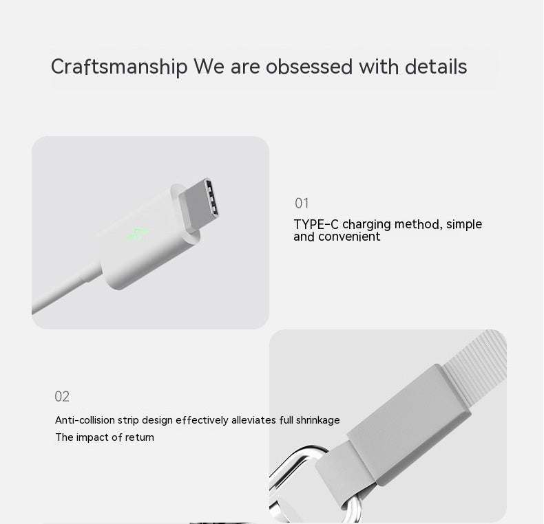 Ring With Light Dog Leash Pet Automatic Retractable Leash Luminous - Nunu Pets